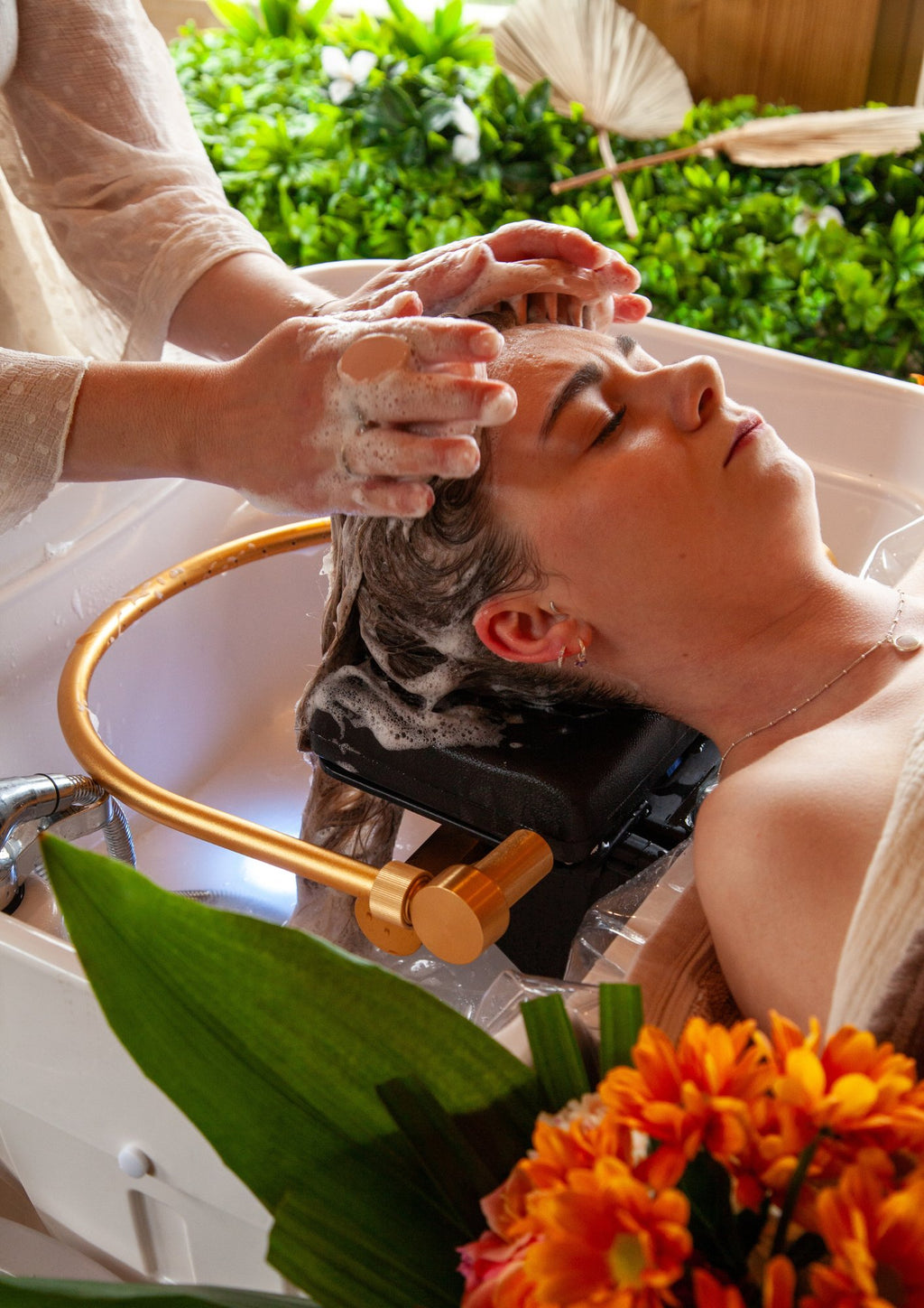 Brosses à shampoing x2