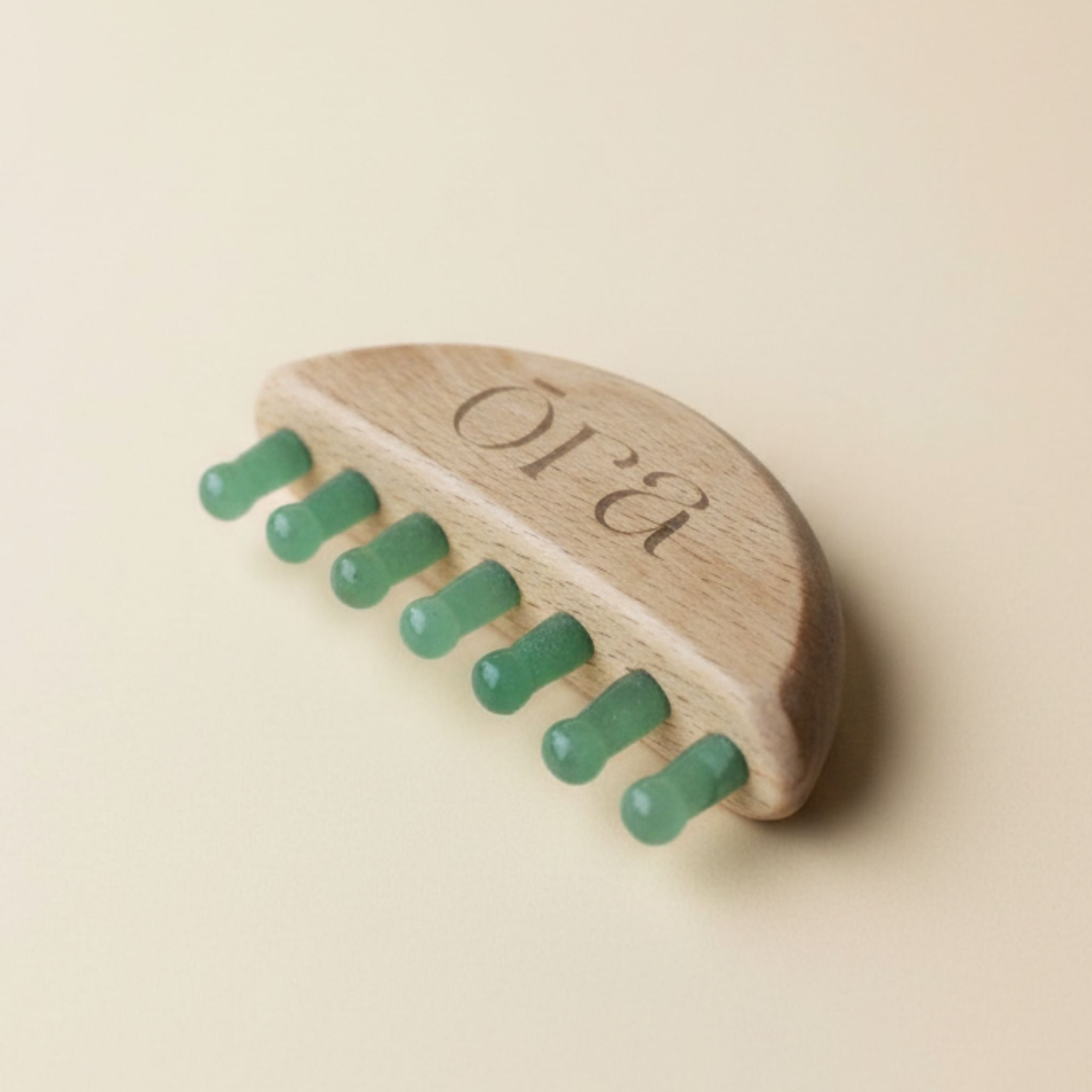 Peigne de massage méridiens - Pierre naturelle